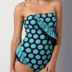 Marc Jacobs polka dot one-piece bathing suit